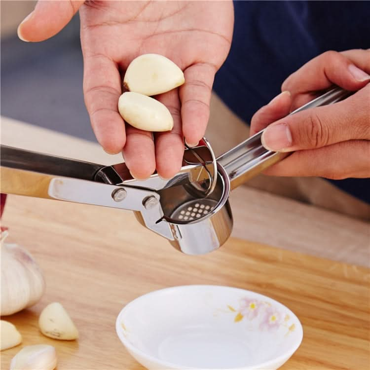 Stainless Steel Thick Manual Garlic Masher Garlic Press - Reluova