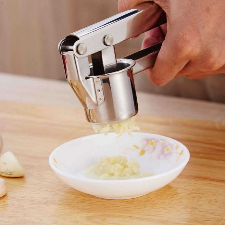 Stainless Steel Thick Manual Garlic Masher Garlic Press - Reluova