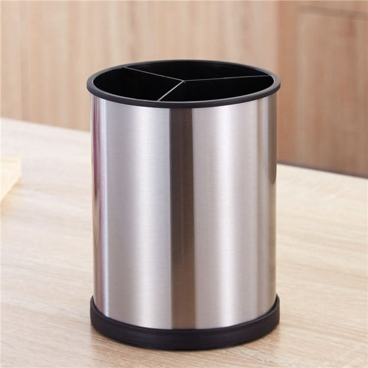 Stainless Steel Round Rotatable Chopsticks Cage Kitchen Tableware Storage Rack Chopstick Holder Drain Chopstick Holder - Reluova