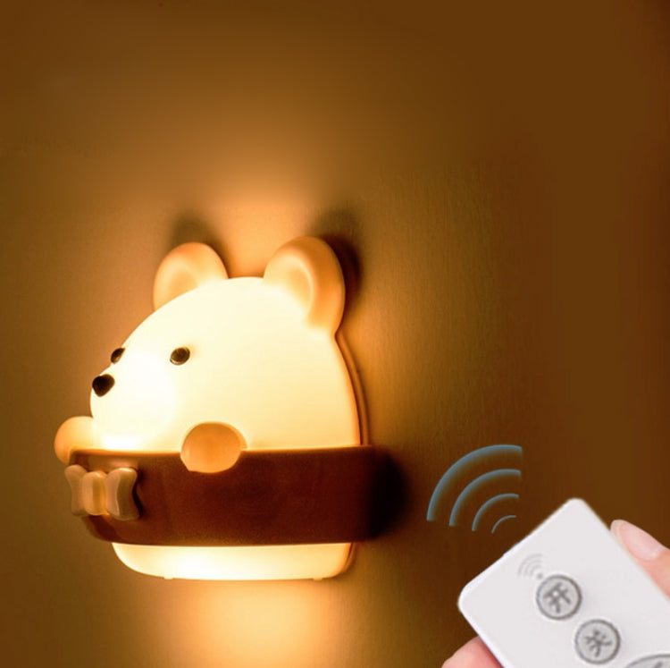 Bear Remote Control Night Light Bedside Eye Protection Wall Lamp with 3 Light Modes My Store