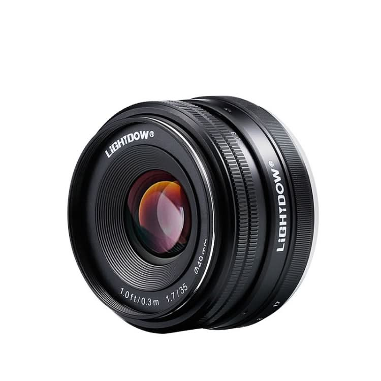 LIGHTDOW 35mm F1.7 E-Mount Manual Fixed Focus Lens for Sony My Store