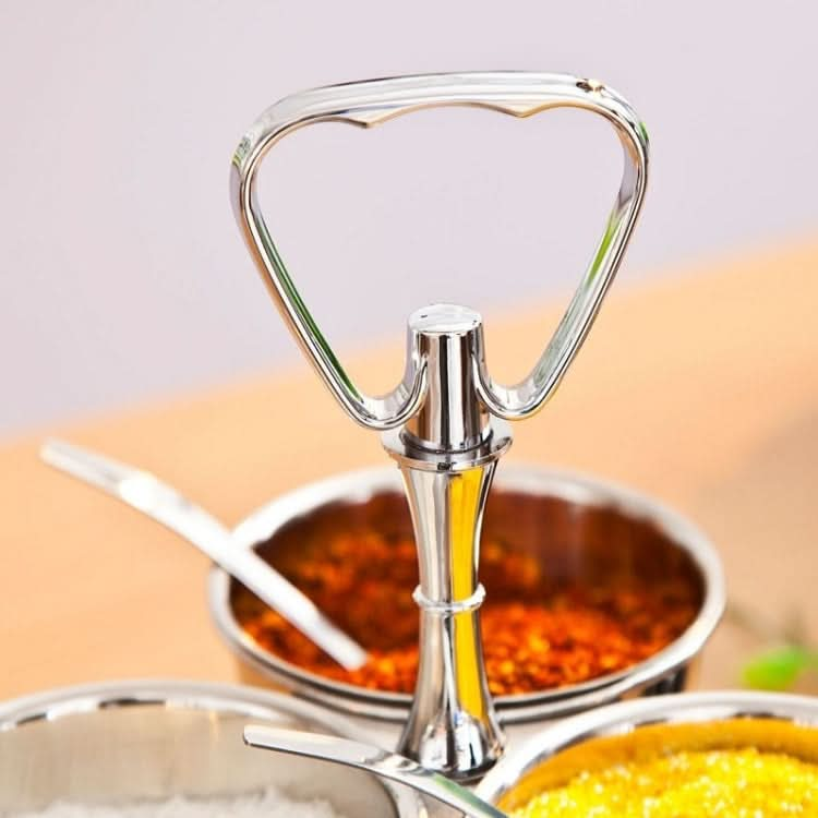 Stainless Steel Rotating Seasoning Pot Set - Reluova