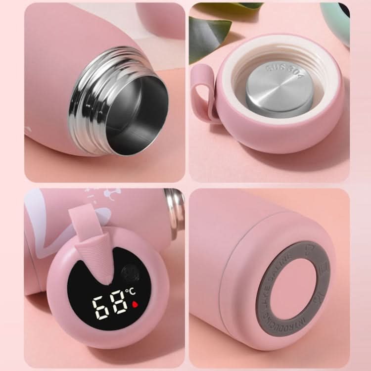 Cartoon Thermos Mug Intelligent Temperature Measurement Color Change Display Temperature Water Cup Couple Children Student Cup - Reluova