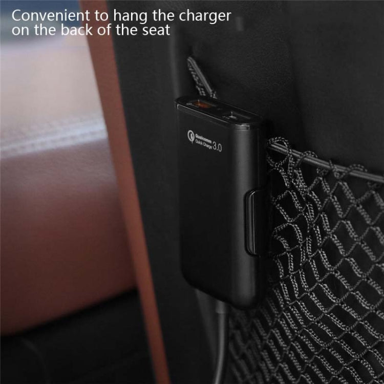 One For Four 8A Car Charger QC3.0 Fast Charge 4USB Car Front And Rear Seat Car Charger ÎҵÄÉ̵ê