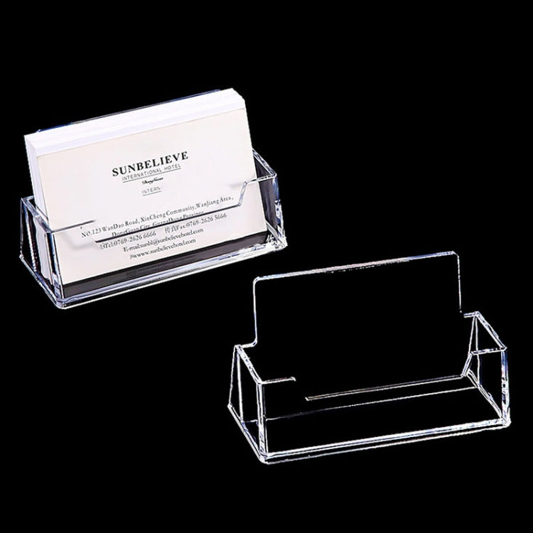 Acrylic Transparent Name Card Holder Desktop Showcase My Store