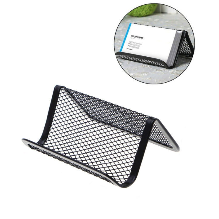 10 PCS Office Convenient Practical Metal Mesh Card Holder - Reluova 