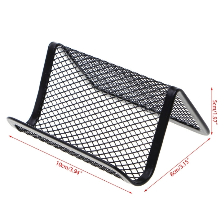 10 PCS Office Convenient Practical Metal Mesh Card Holder - Reluova 