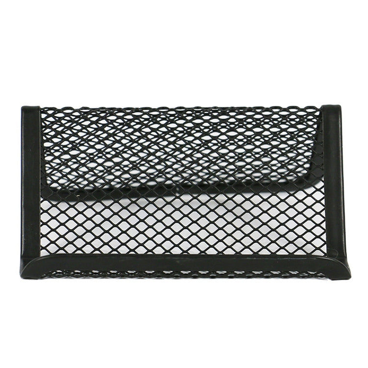 5 PCS Office Convenient Practical Metal Mesh Card Holder My Store