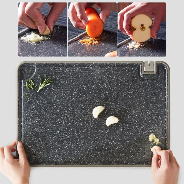 OOU Multifunctional Antibacterial And Mildew Resistant Double-Sided Cutting Board Kitchen Drainable Supplementary Food Cutting Board - Reluova