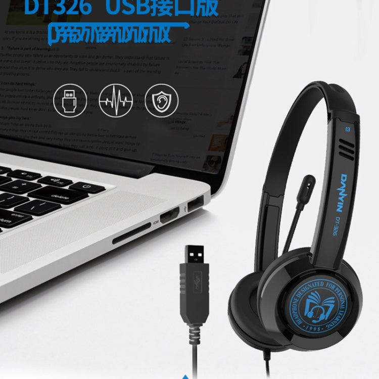 DANYIN DT326 Head-mounted Desktop Computer Children Learning Wire Headset with Microphone, Cable Length:1.8m My Store