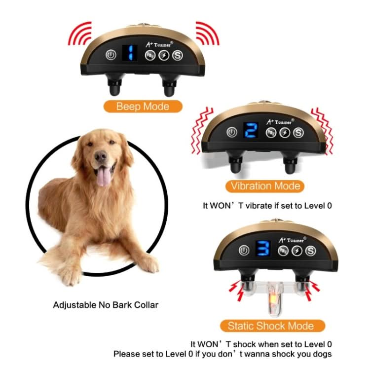 Digital Display Electronic Dog Training Device Pet Training Collar Bark Stop.