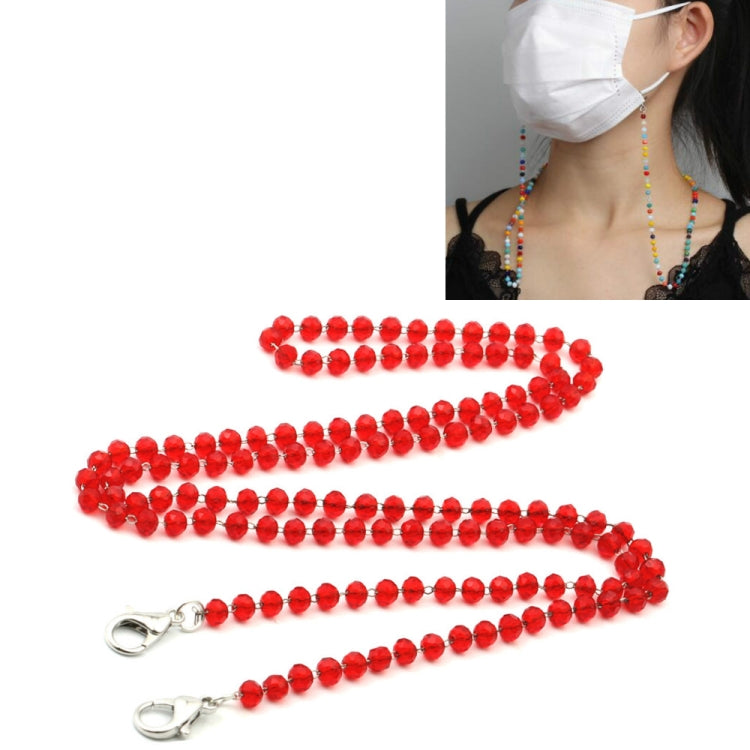 Mask Lanyard Handmade Crystal Bead Chain Anti-Drop Hanging Glasses Chain My Store