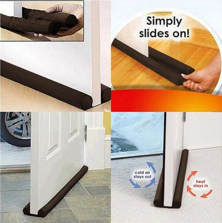 Guard Stopper Twin Door Decor Protector Door-stop and Clearing Strip