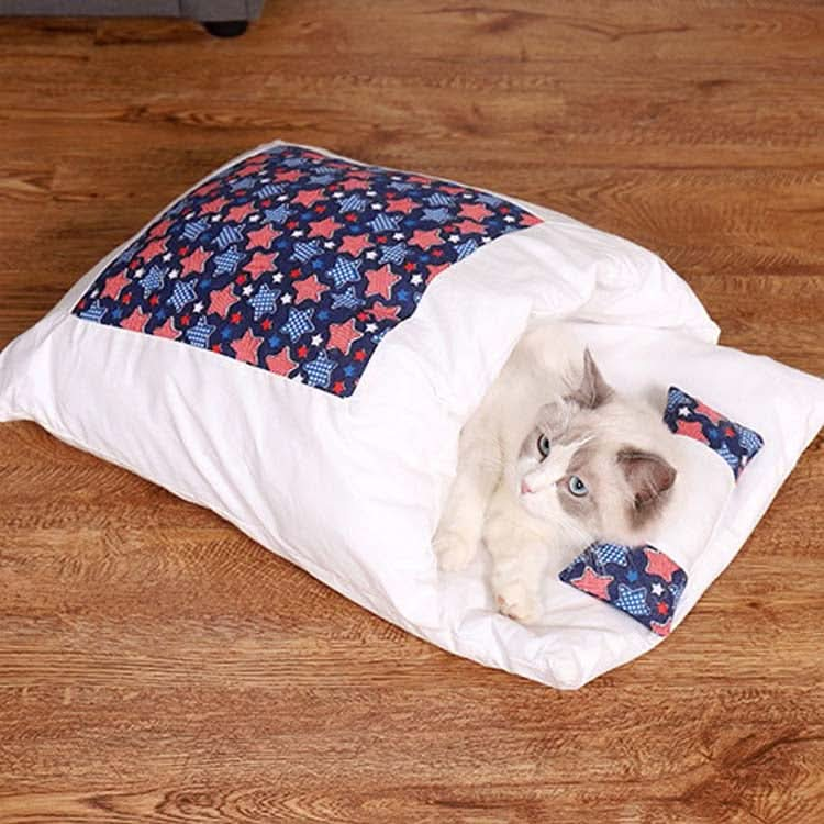 Closed Removable and Washable Cat Litter Sleeping Bag Winter Warm Dog Kennel - Reluova