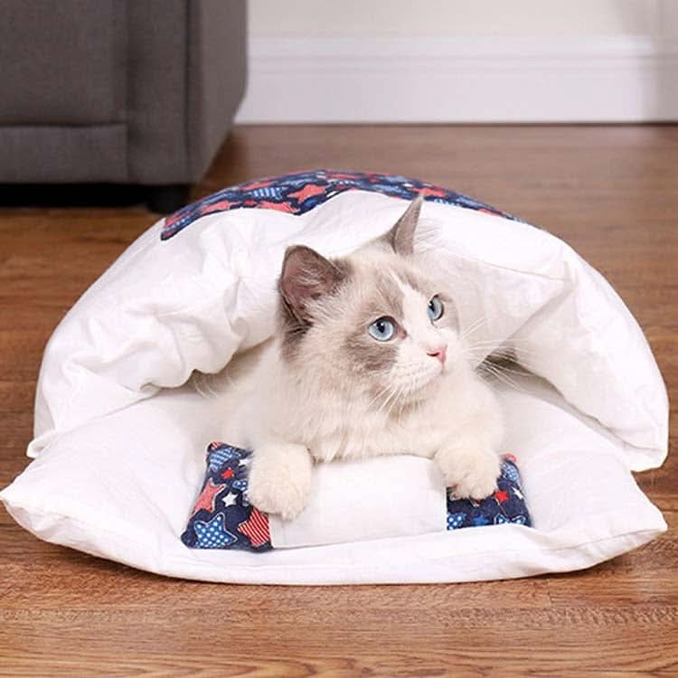 Closed Removable and Washable Cat Litter Sleeping Bag Winter Warm Dog Kennel - Reluova