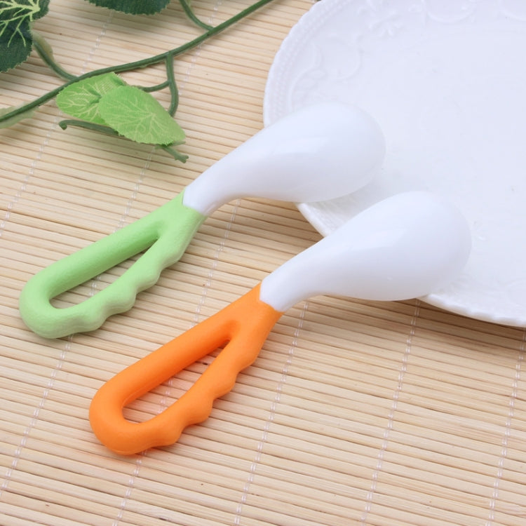 2 PCS Baby Curved Spoon Eat Spoon Baby Pacifier Feeding Spoon Solid Supplies Curved Spoon Children Tableware-Reluova