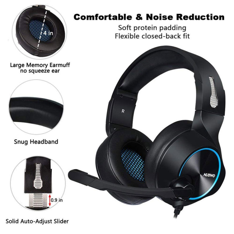 NUBWO N11 Gaming Subwoofer Headphone with Mic My Store