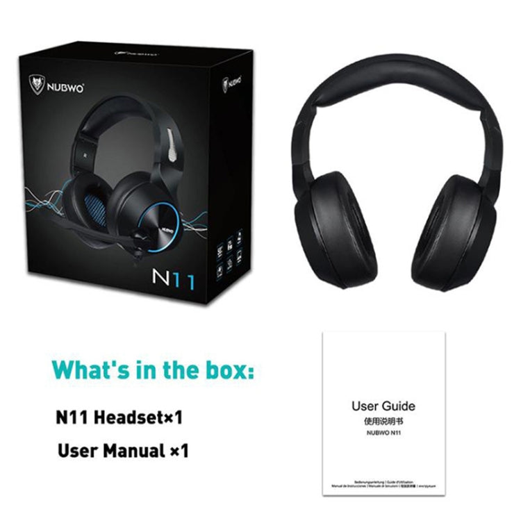 NUBWO N11 Gaming Subwoofer Headphone with Mic My Store