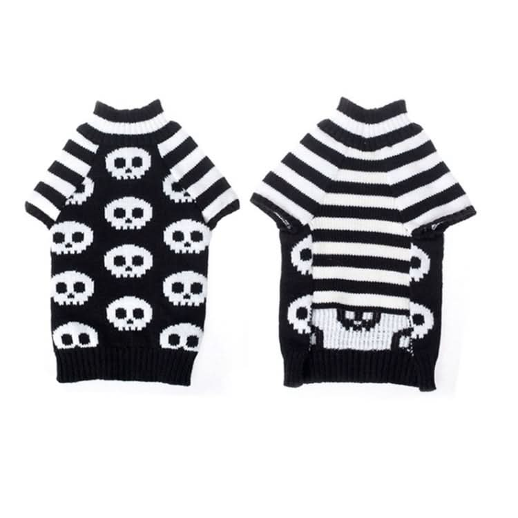 Halloween Skull Pet Sweater Cat & Dog Costume - Reluova