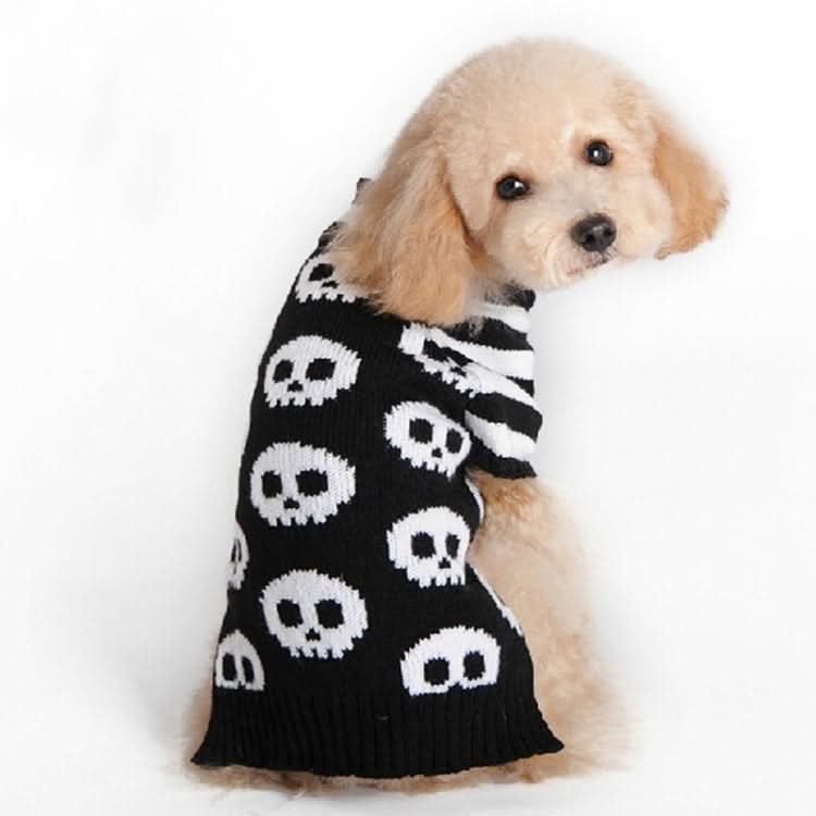 Halloween Skull Pet Sweater Cat & Dog Costume - Reluova