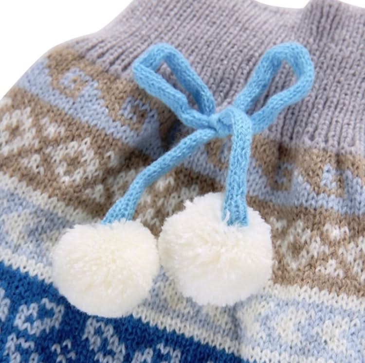 Autumn Winter Pet Clothes Christmas Snowflake Knitted Pattern Sweater - Reluova