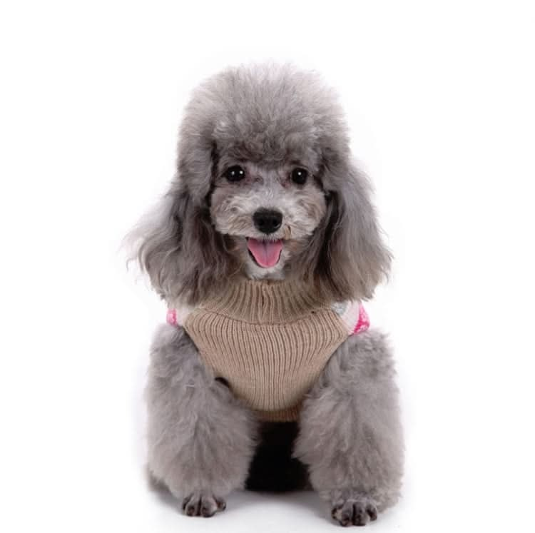 Autumn Winter Pet Clothes Christmas Snowflake Knitted Pattern Sweater - Reluova