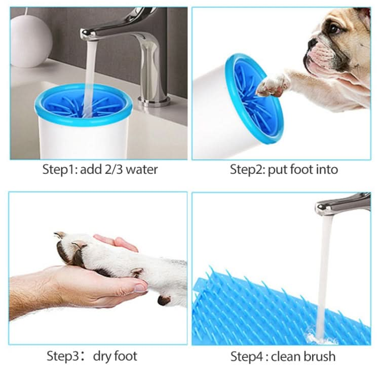 Pets Automatic Foot-Washing Cup Cats Dogs Extremities Cleaning Artifact - Reluova