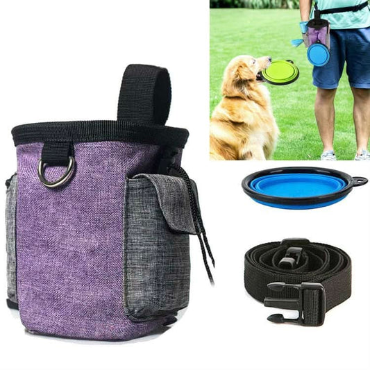 Pet Training Waist Bag With Belt Portable Outing Training Pet Snack Bag - Reluova