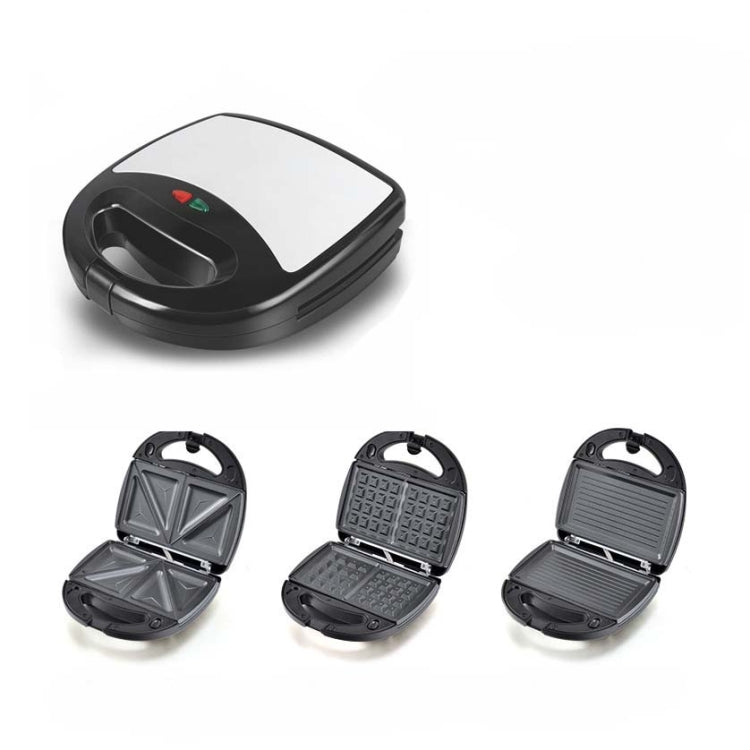 3 in 1 Sandwich Maker Multi-Function Waffle Maker Panini Breakfast Maker, EU Plug-Reluova