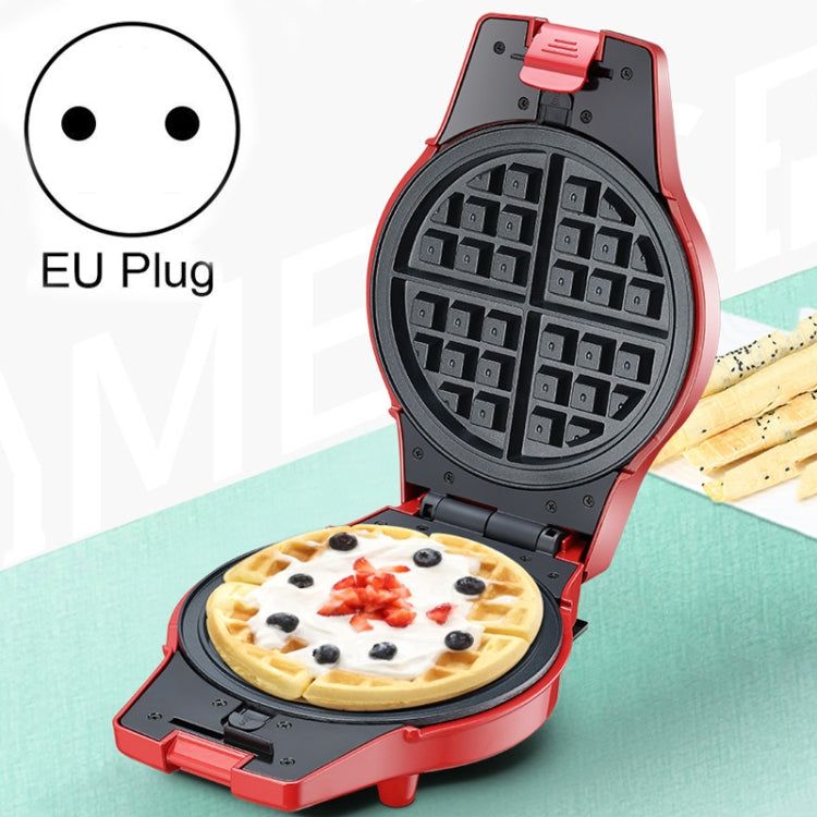 3-in-1 Multi-Function Eleictric Baking Pan Breakfast Maker Donut Sandwich Waffle Maker Pizza Maker, EU Plug-Reluova