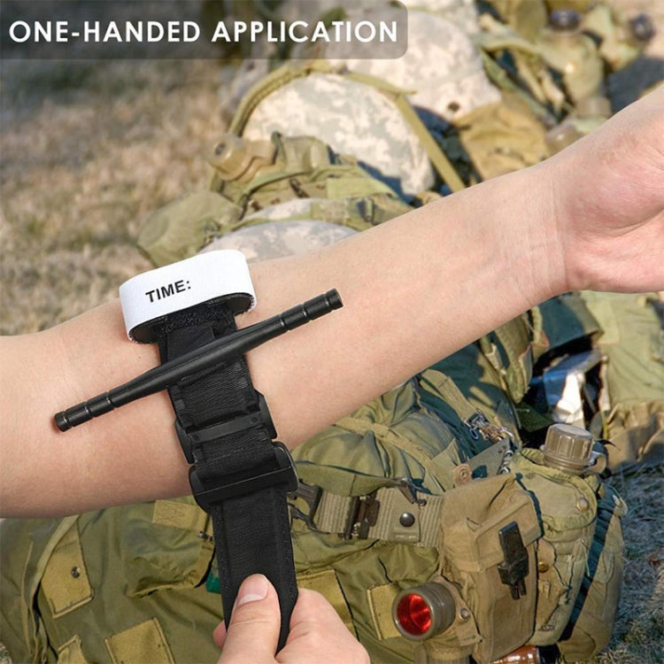 Outdoor Portable One-handed Spinning Emergency Buckle Artery Tourniquet