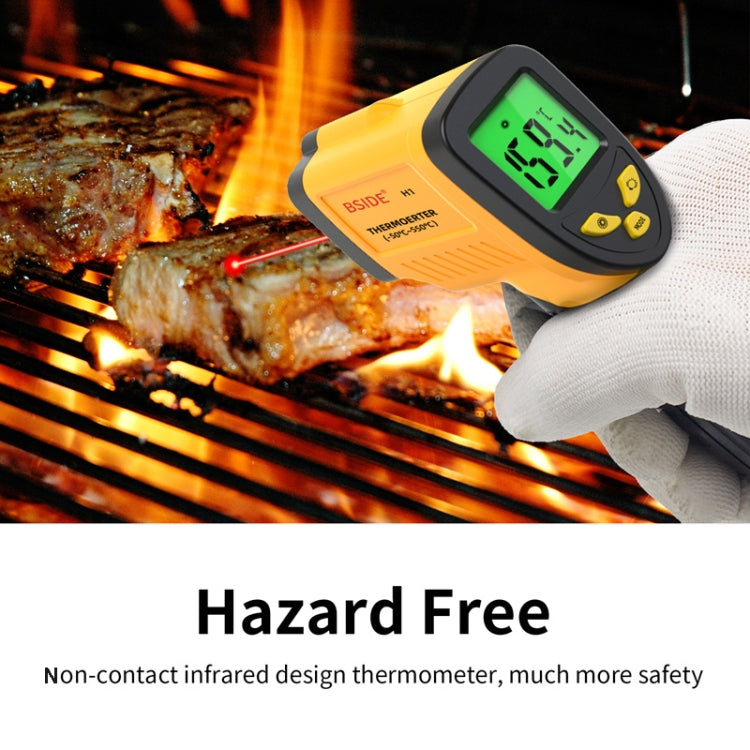 BSIDE H1 550 Degree Celsius Infrared Thermometer Handheld Non-Contact Thermometer Reluova