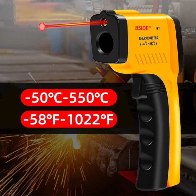 BSIDE H1 550 Degree Celsius Infrared Thermometer Handheld Non-Contact Thermometer Reluova