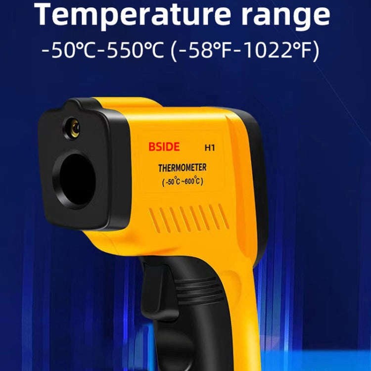 BSIDE H1 550 Degree Celsius Infrared Thermometer Handheld Non-Contact Thermometer Reluova