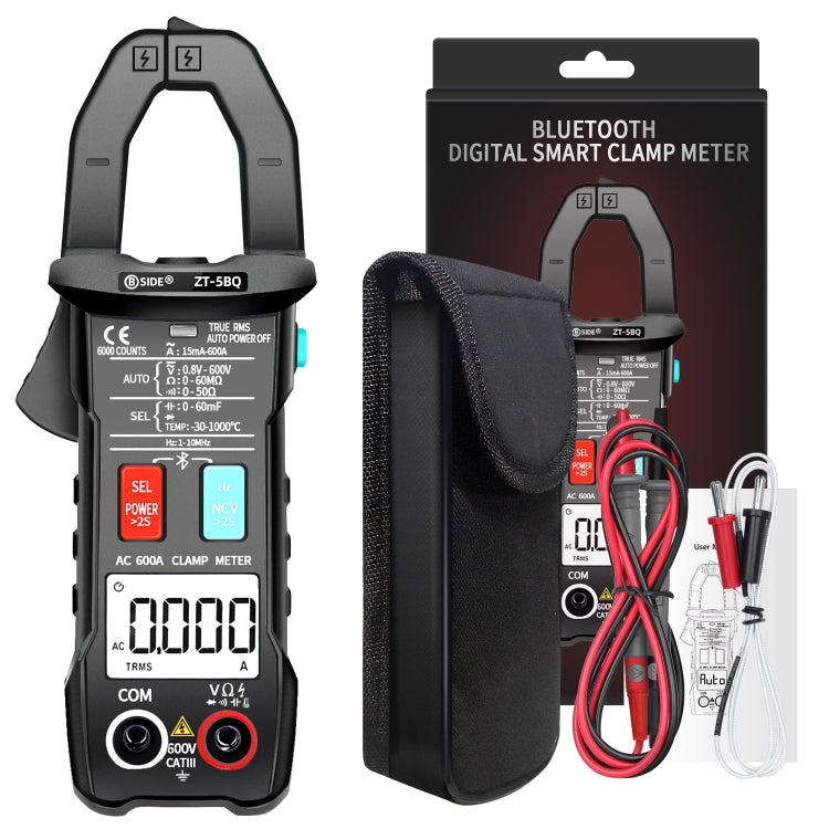 BSIDE  Bluetooth 5.0 6000 Words High Precision Smart AC Clamp Meter Reluova