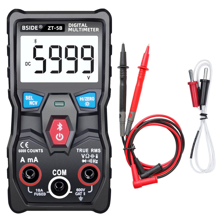 BSIDE ZT-5B Smart Bluetooth 6000 Words Automatic Range Digital Multimeter