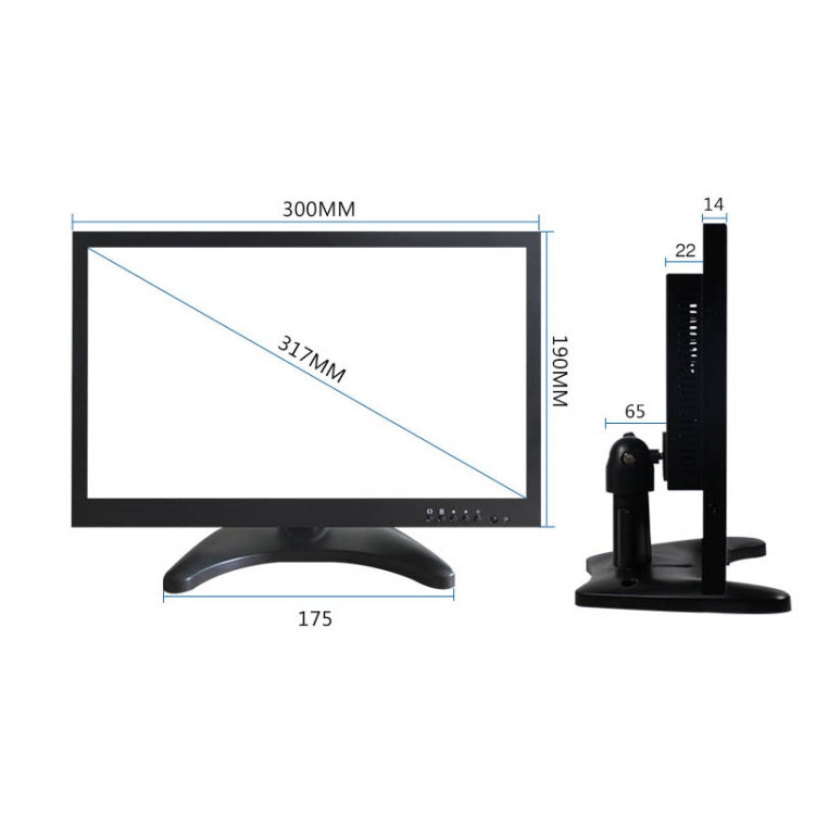 ZGYNK B1042 Portable High-Definition Metal Computer Monitor Display