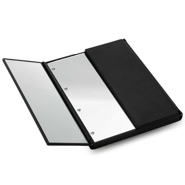 Tri-Fold Mirror LED 8 Lights Dimmable Makeup Mirror Reluova