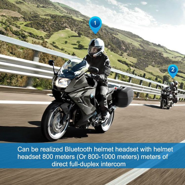 BT-S3 Motorcycle Helmet Bluetooth Headset Motorcycle Intercom Bluetooth Headset Reluova