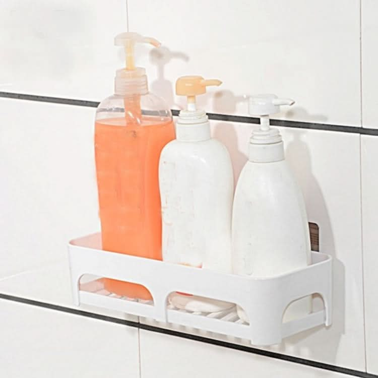 Powerful Suction Cup Storage Rack Bathroom Toiletries Storage Rack