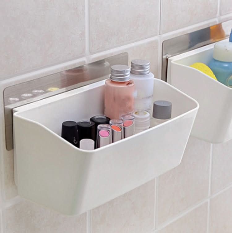 Powerful Non-Marking Sticker Mounting Device Shelf Bathroom Drain Cosmetic Storage Rack