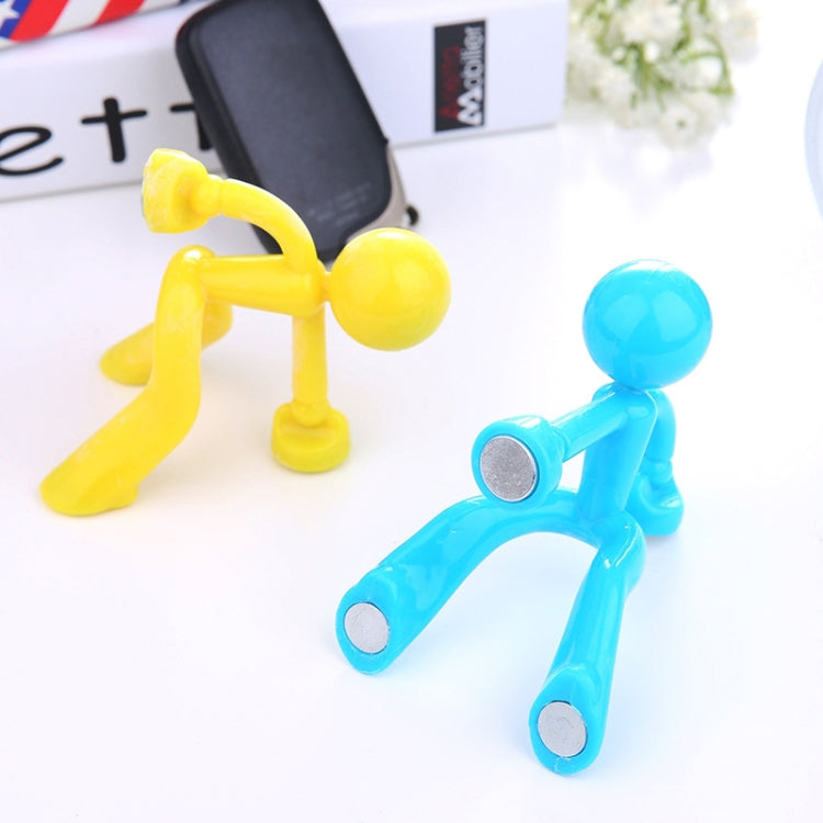 2 PCS Cute Humanoid Strong Magnet Key Hanger Multifunctional Magnetic Refrigerator Magnet, Random Color Delivery-Reluova