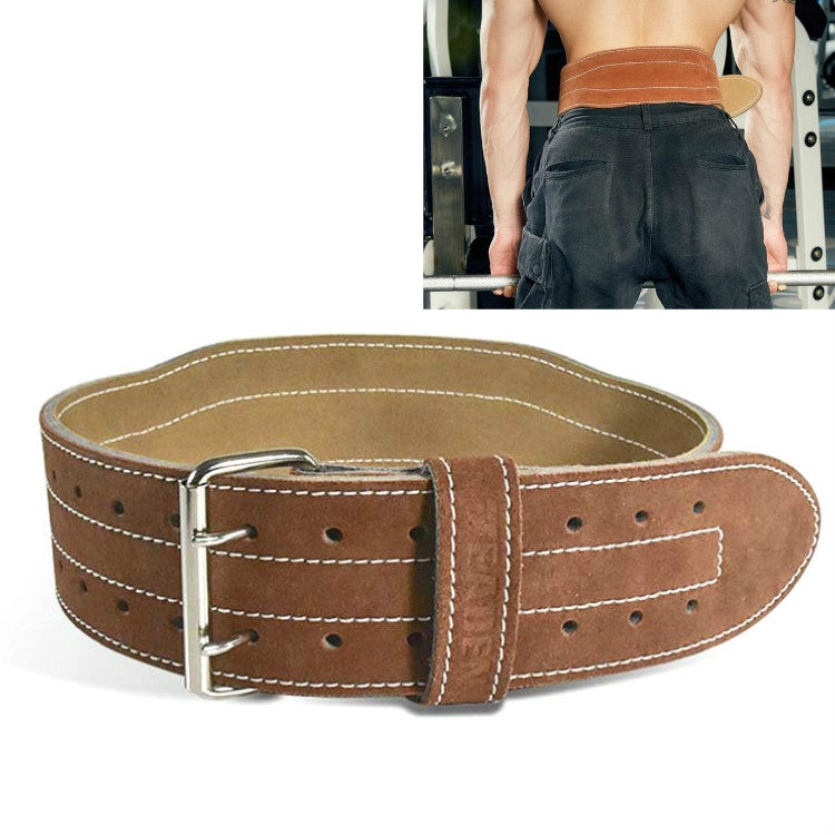 EADEN Cowhide Fitness Waist Protective Belt Squat Weightlifting Waist Support