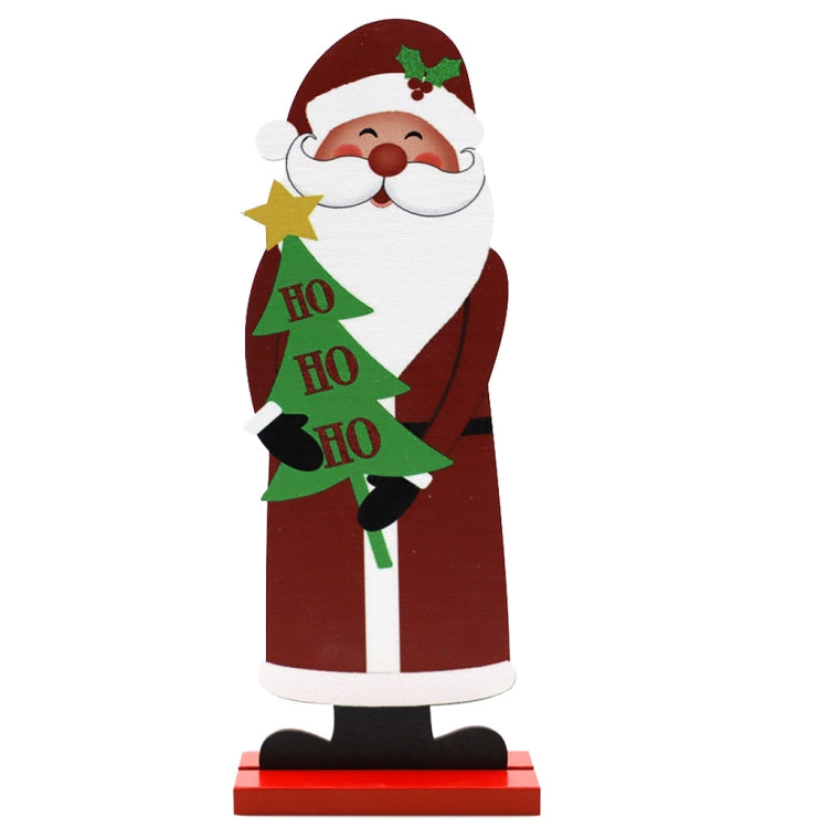 Christmas Festival Decorations Wooden Figure Desktop Decoration