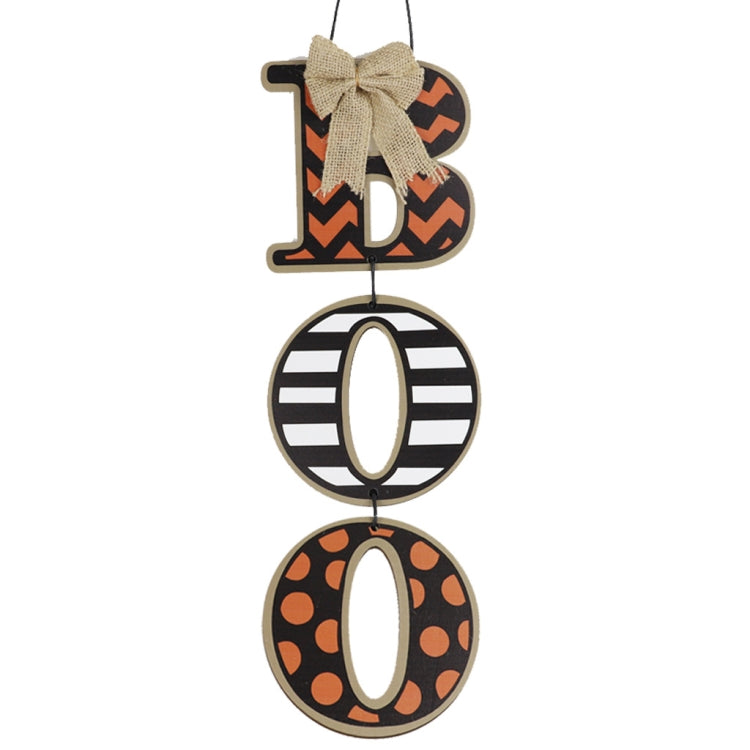 Wooden Halloween BOO Letters Home Decoration Hanging Crafts My Store