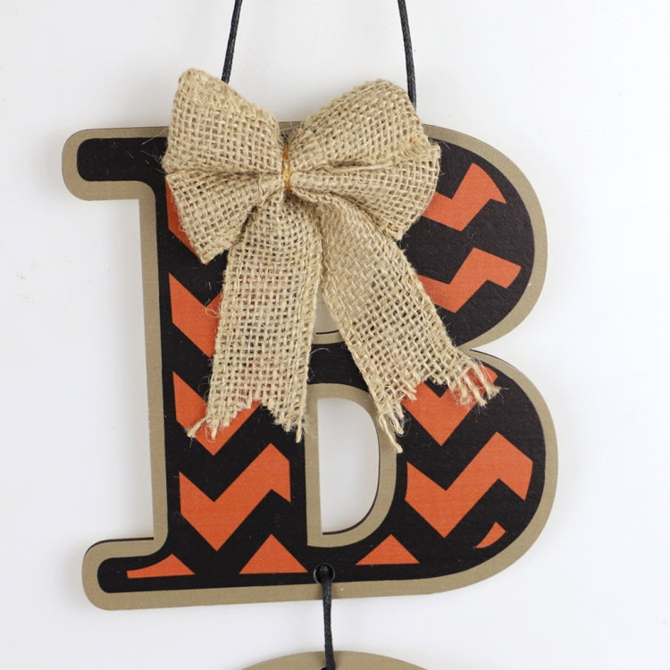 Wooden Halloween BOO Letters Home Decoration Hanging Crafts My Store