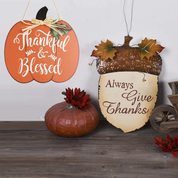 Wooden Harvest Festival Thanksgiving Pumpkin Home Decoration Listing My Store