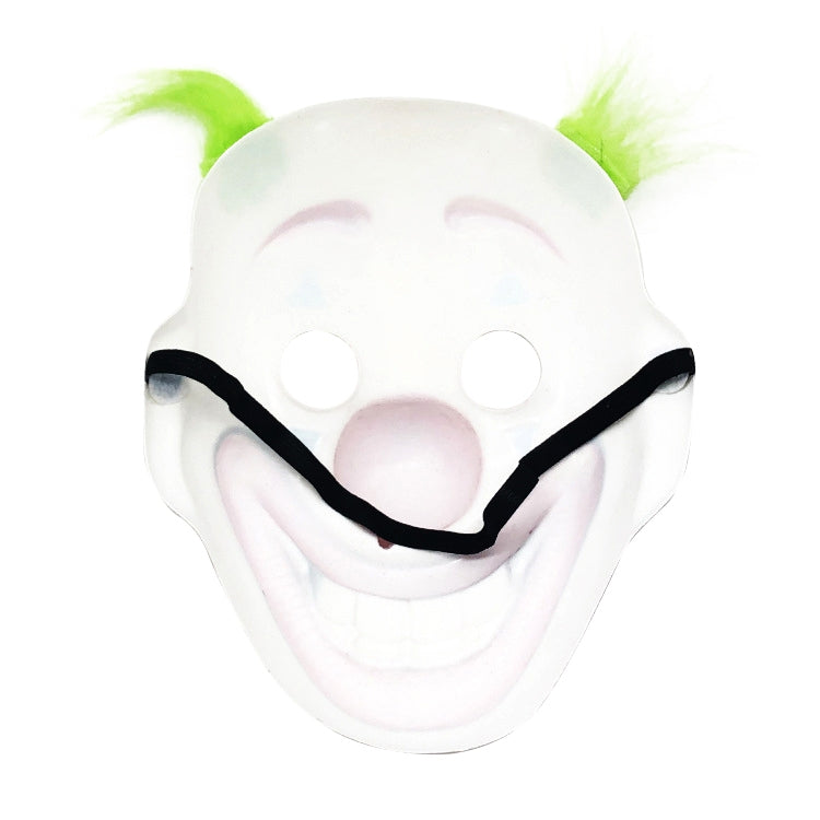 Halloween Horror Props Wig Clown Mask