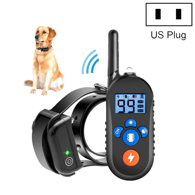 800m Remote Control Electric Shock Bark Stopper Vibration Warning Pet Supplies Electronic Waterproof Collar Dog Training Device-Reluova