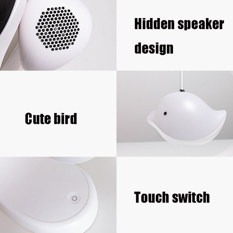 Bird Speaker Night Light Bedroom Bedside Music Desk Lamp My Store